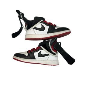 Nike Air Jordan 1 Hi FlyEase Black White Red‎ 5.5Y DC7986-106 Adaptive Zip